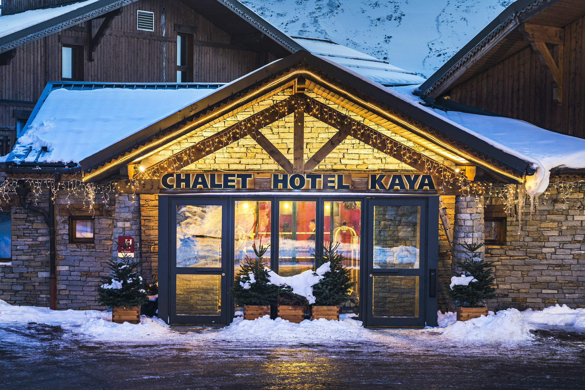 Chalet Hotel Kaya Saint-Martin-de-Belleville Eksteriør billede