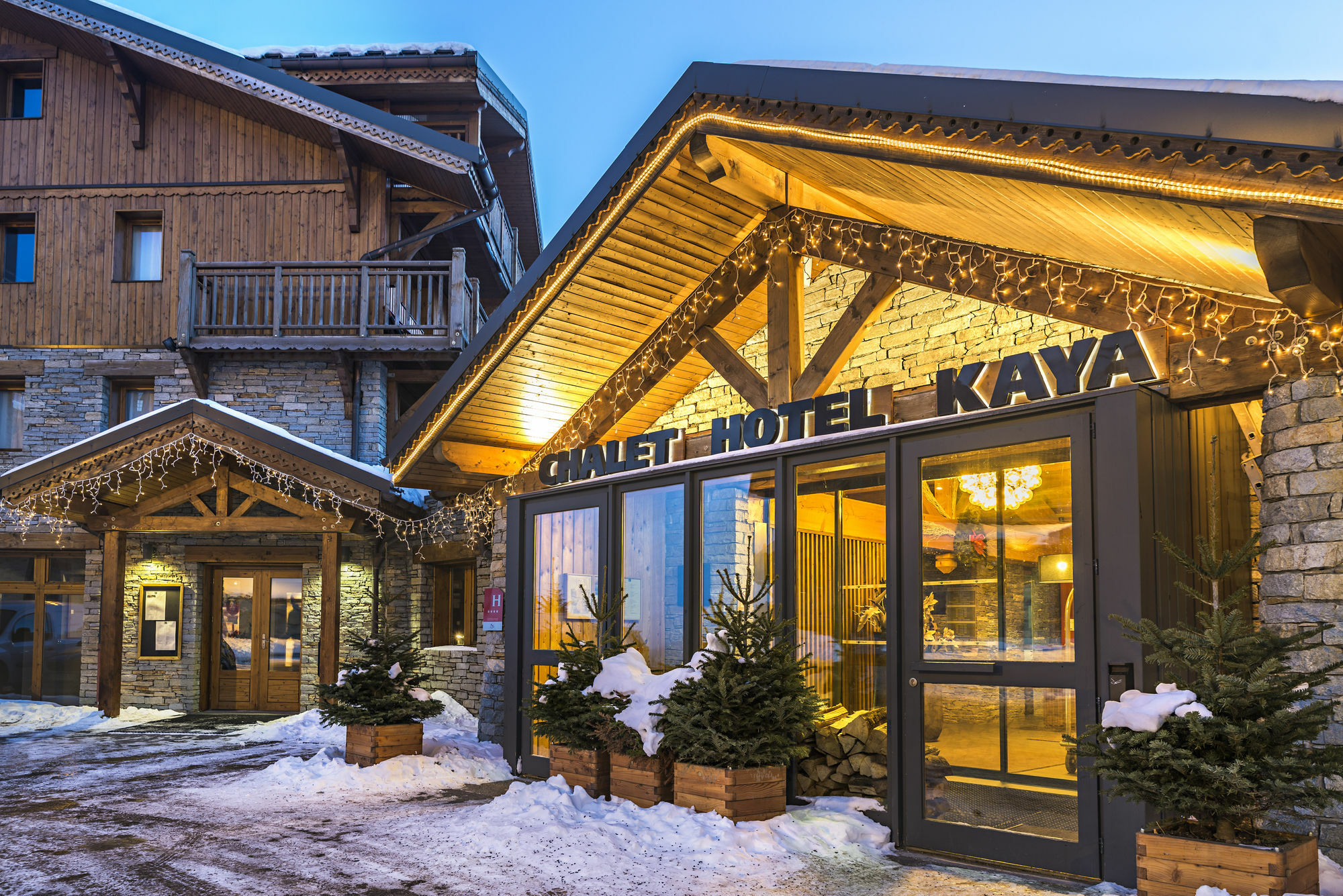 Chalet Hotel Kaya Saint-Martin-de-Belleville Eksteriør billede